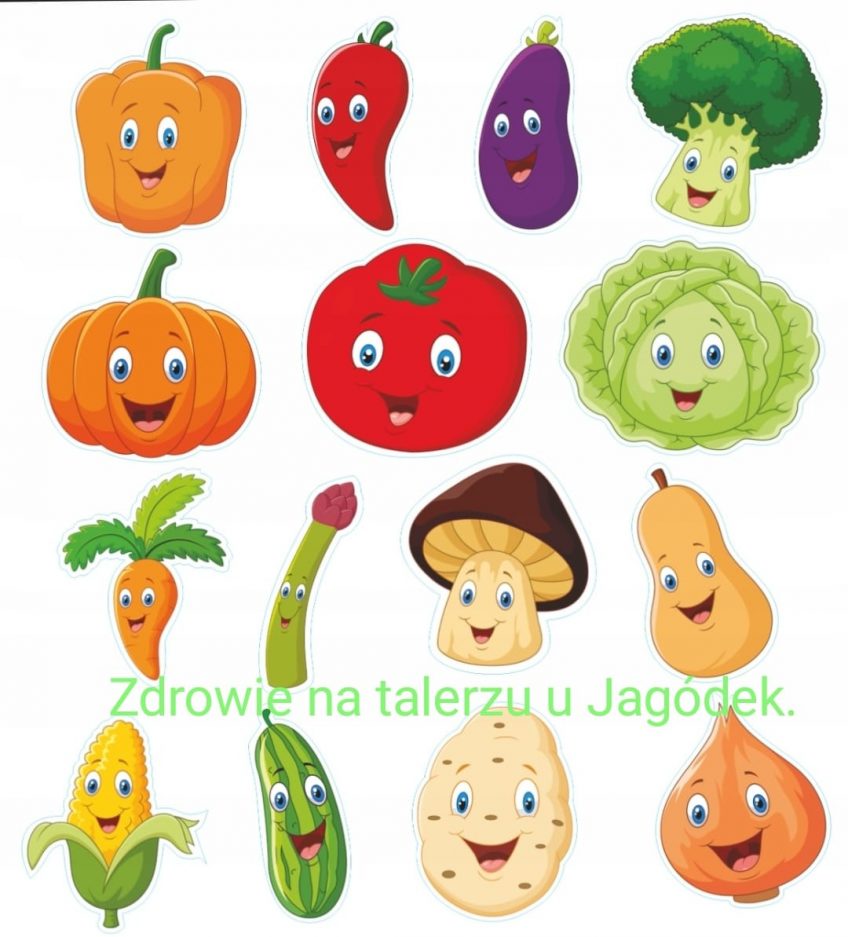 Zdrowie na talerzu u Jagódek 🍎🍍🥭🌶🍅🥒