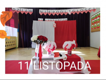 Uroczysta akademia z okazji Narodowego Święta Niepodległości w wykonaniu dzieci z grupy ,,Bystrzaki” 🇵🇱