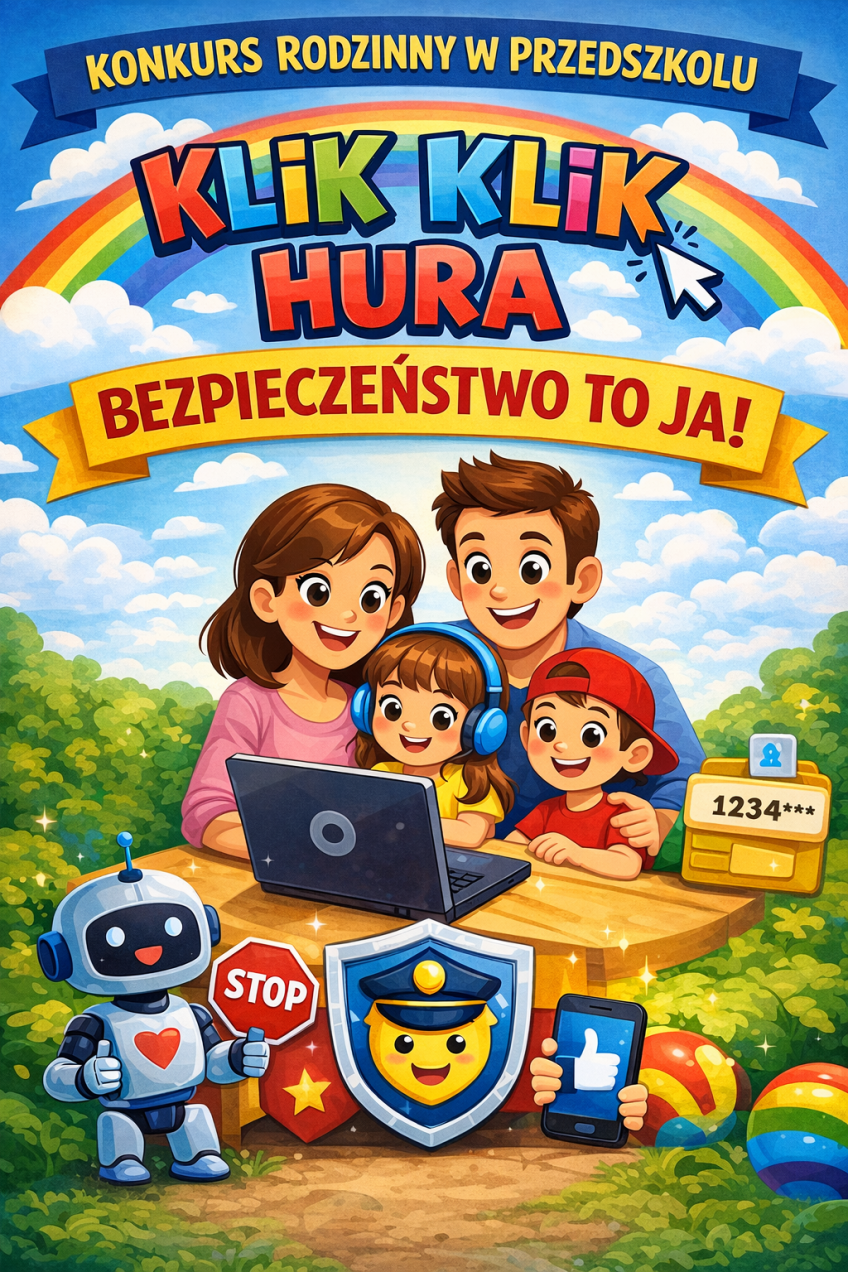 „Klik klik – hura – bezpieczeństwo to ja!”